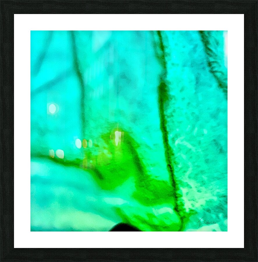 Vert acide Picture Frame print