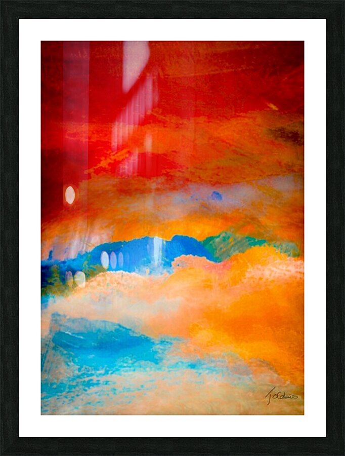 Ciel tropical  Picture Frame print