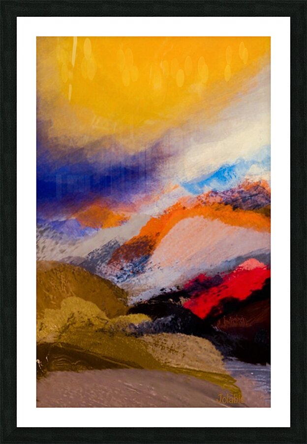 Coucher de lune Picture Frame print