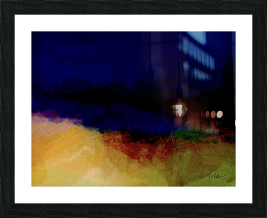 Nuage menacant  Picture Frame print