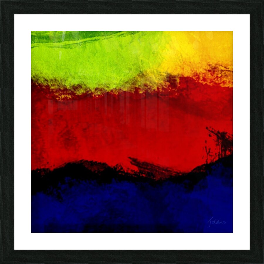 Trois univers  Picture Frame print
