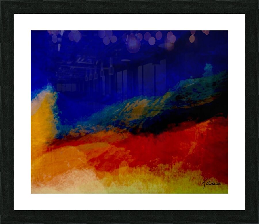 Montagne escarpee  Picture Frame print