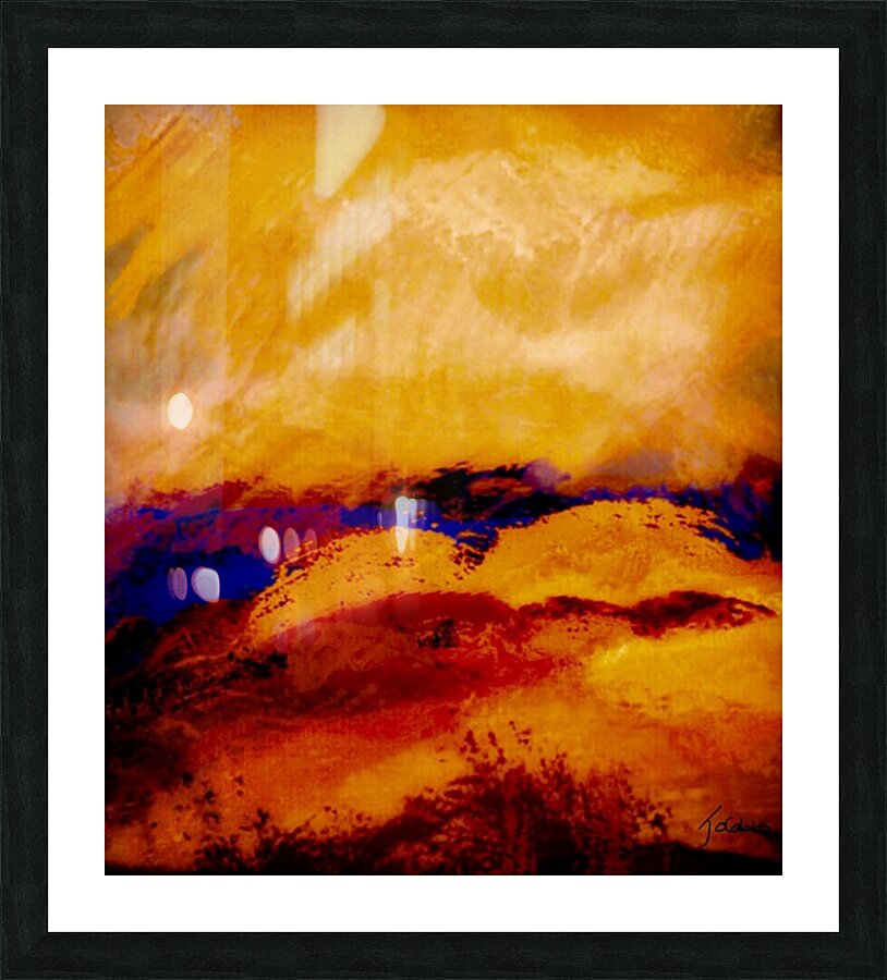 Terre chaude Picture Frame print