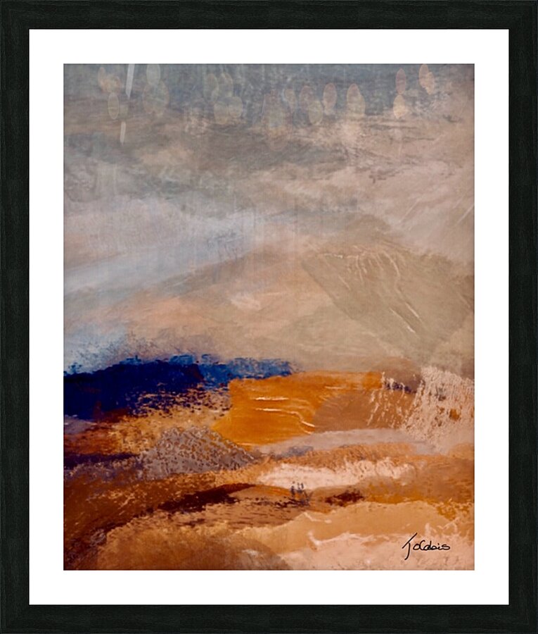 Dunes de lichen Picture Frame print