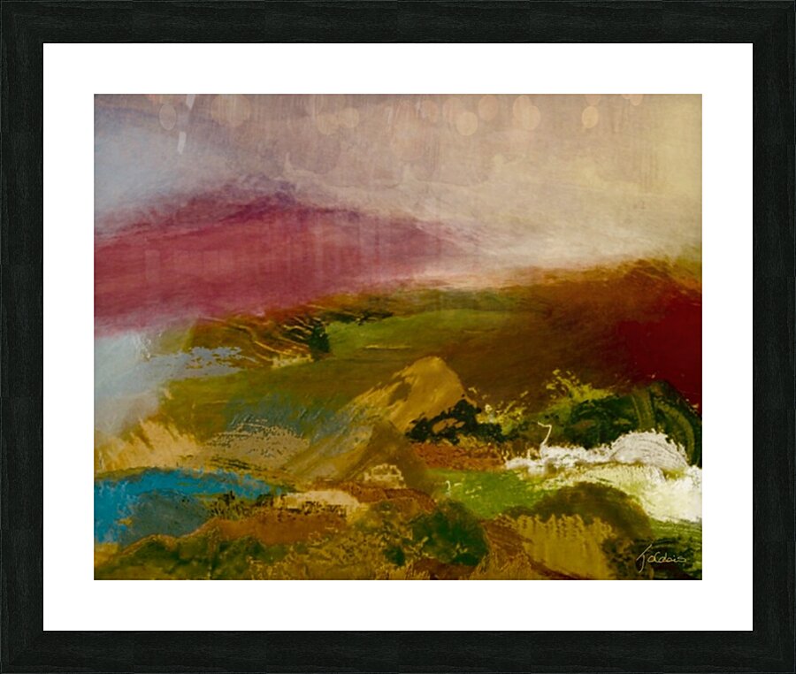 La plaine  Picture Frame print