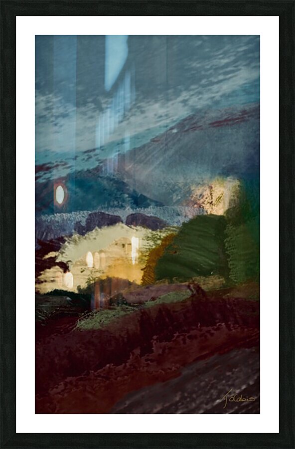 En montagne  Picture Frame print