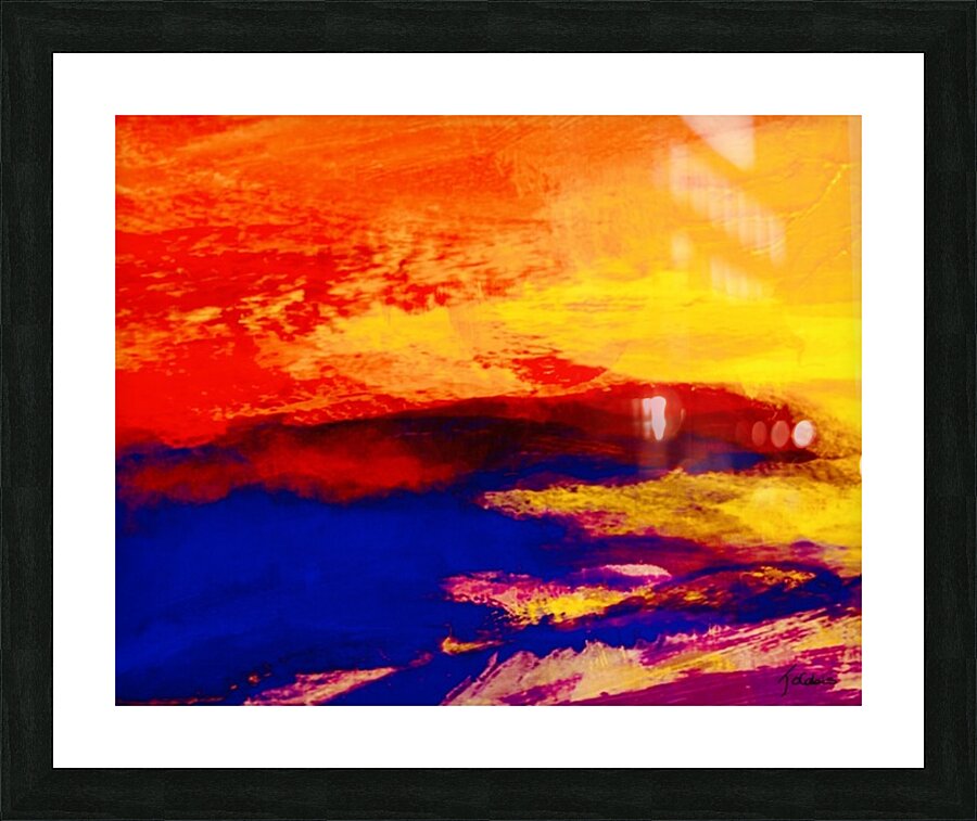Coucher de soleil  Picture Frame print