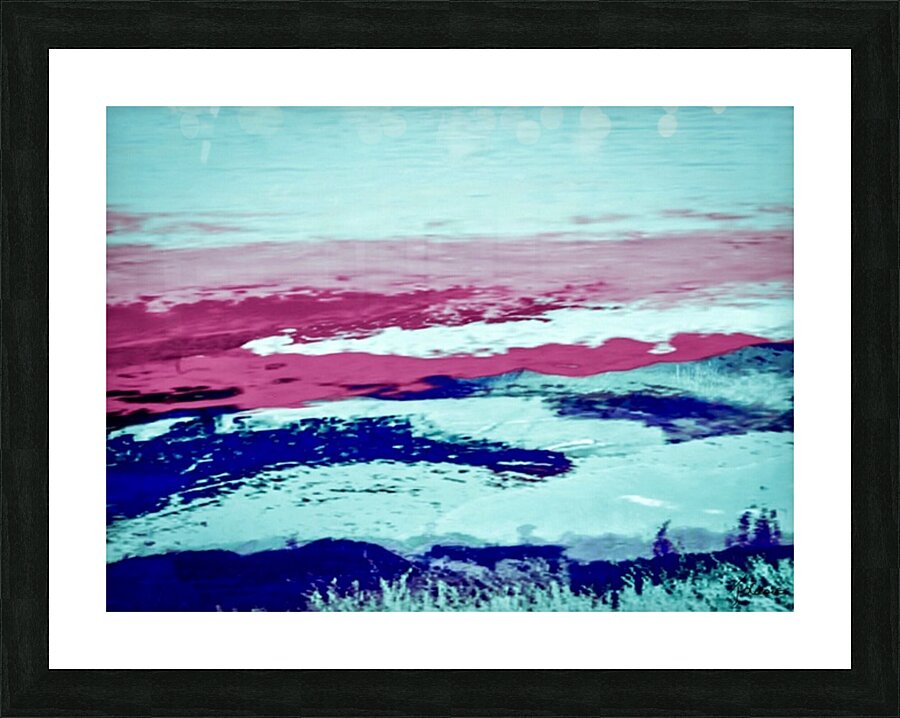 Battures enneigees Picture Frame print