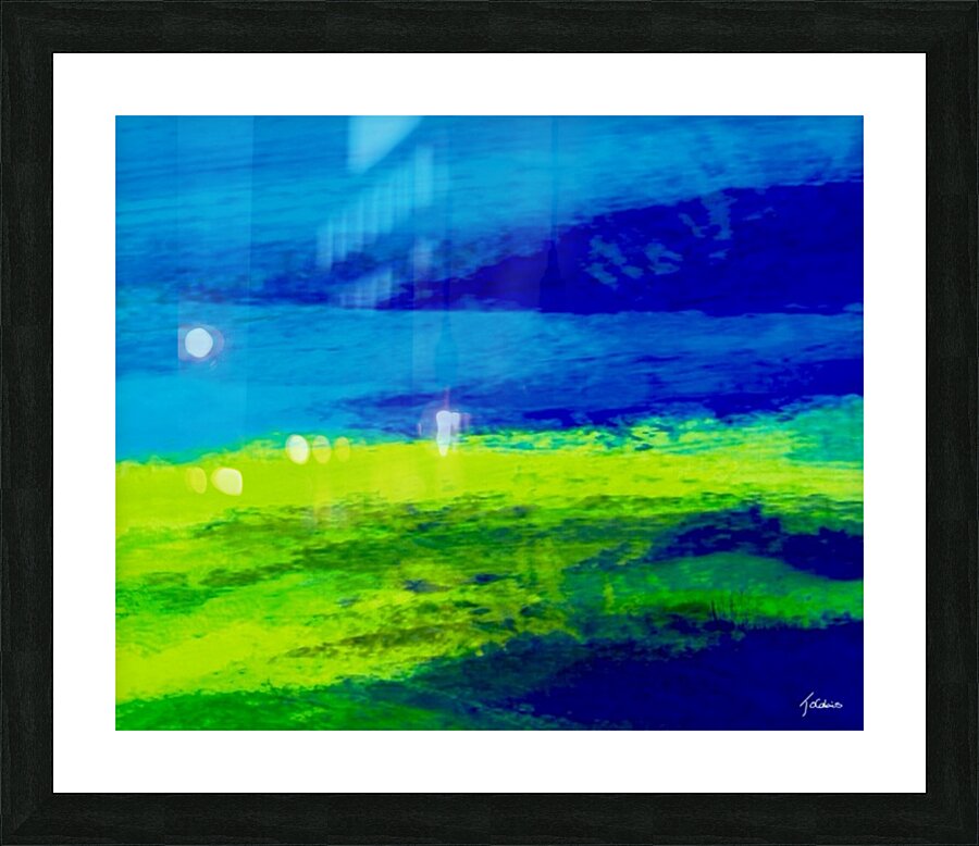 Rive du fleuve  Picture Frame print