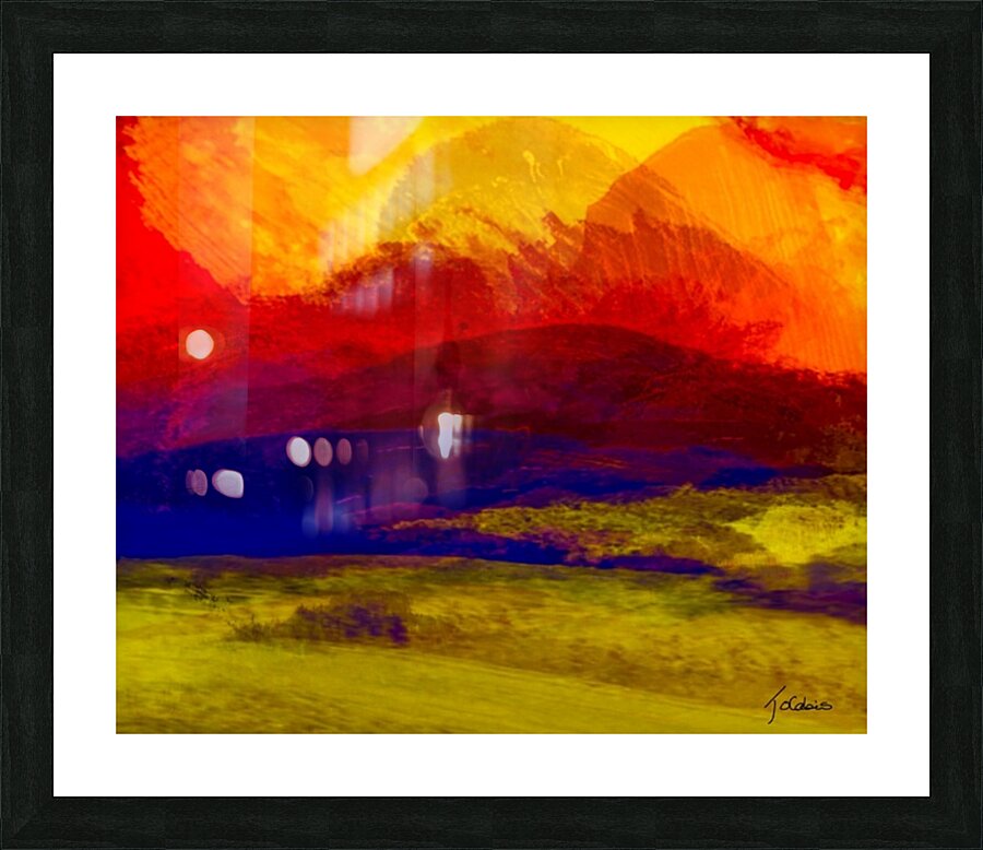 Pleine lune  Picture Frame print