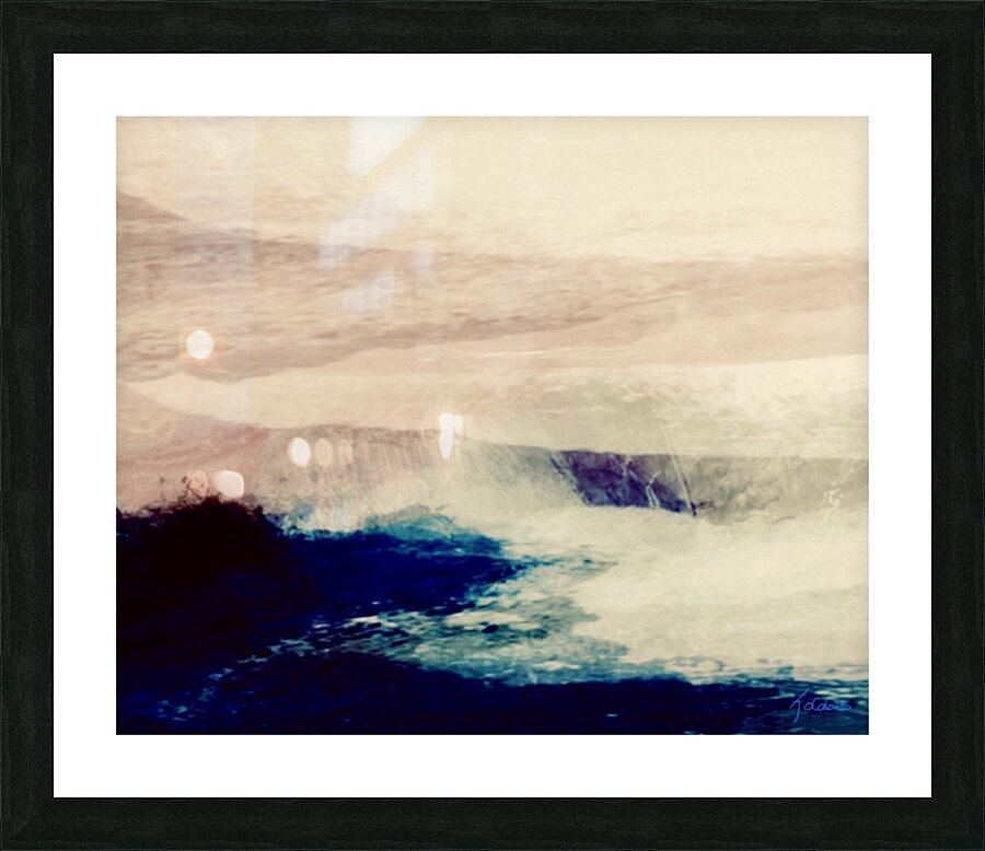 La chute d’eau Picture Frame print