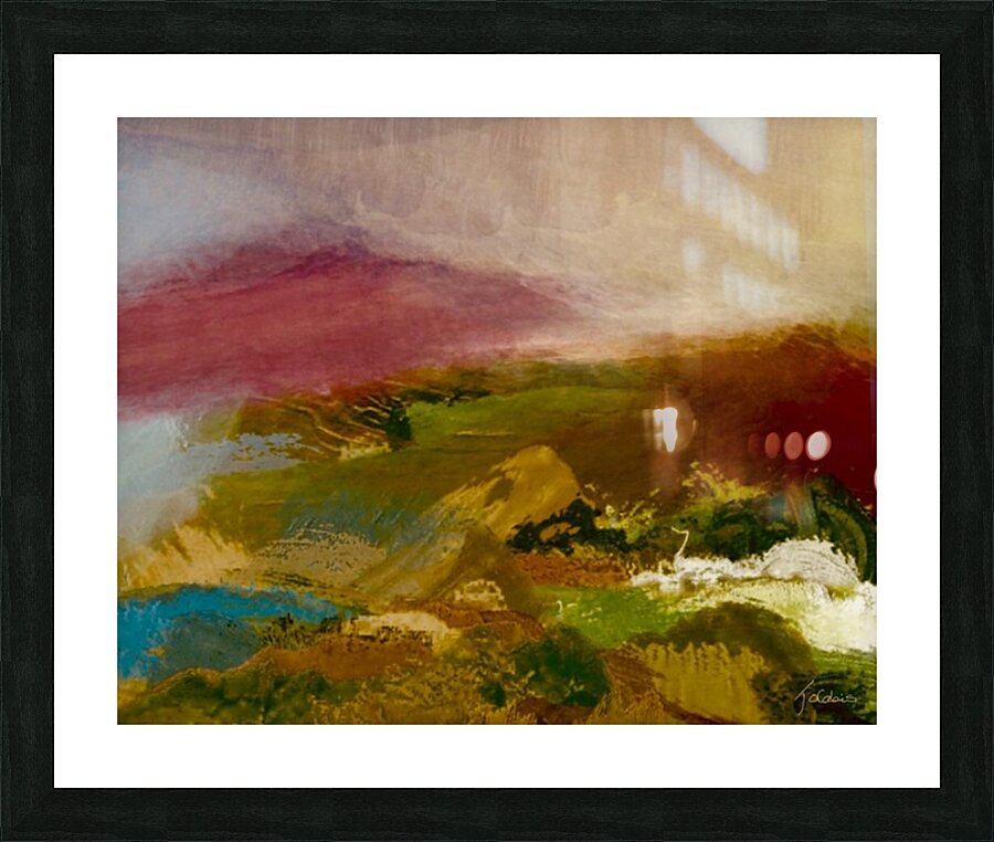 La plaine  Picture Frame print