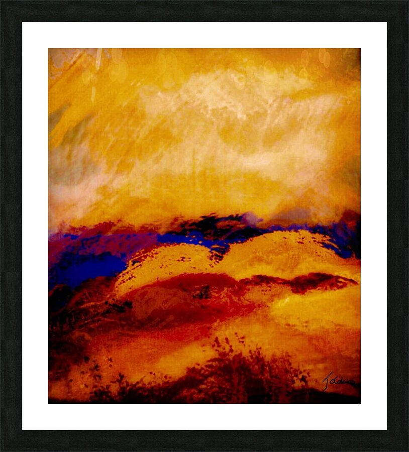 Terre chaude  Picture Frame print