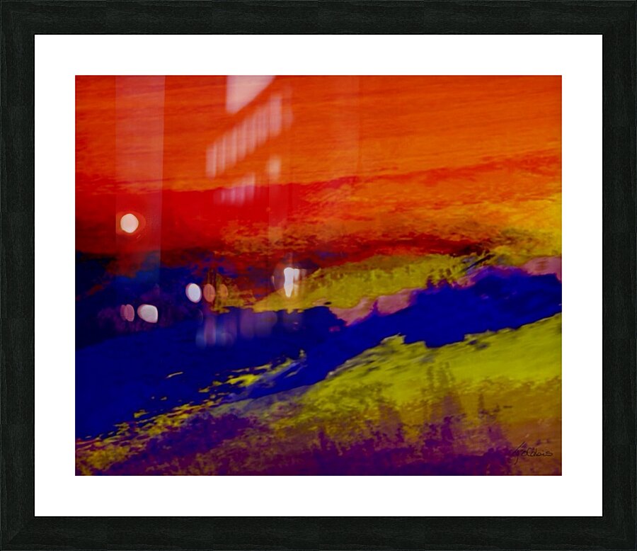 L’affluent  Picture Frame print