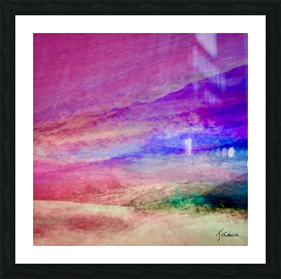 Champ fleuri  Picture Frame print