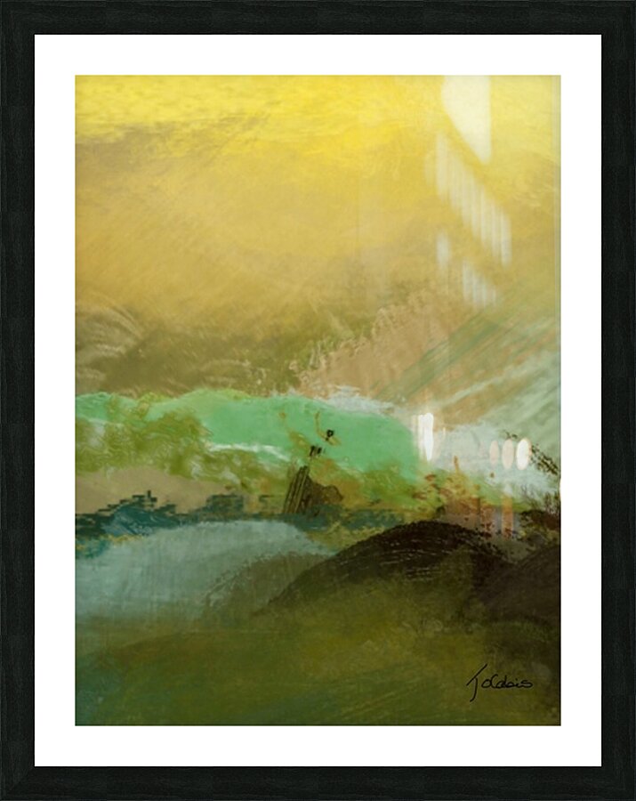 Riviere verte Picture Frame print