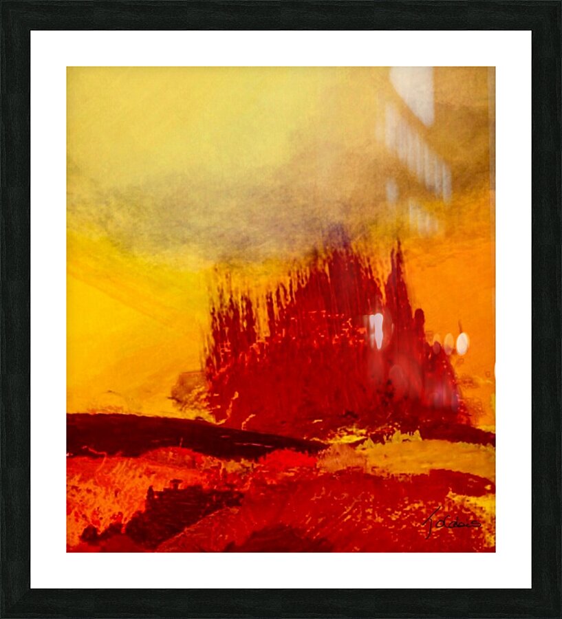 Jaillissant  Picture Frame print