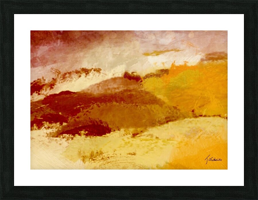 Paysage dore  Picture Frame print