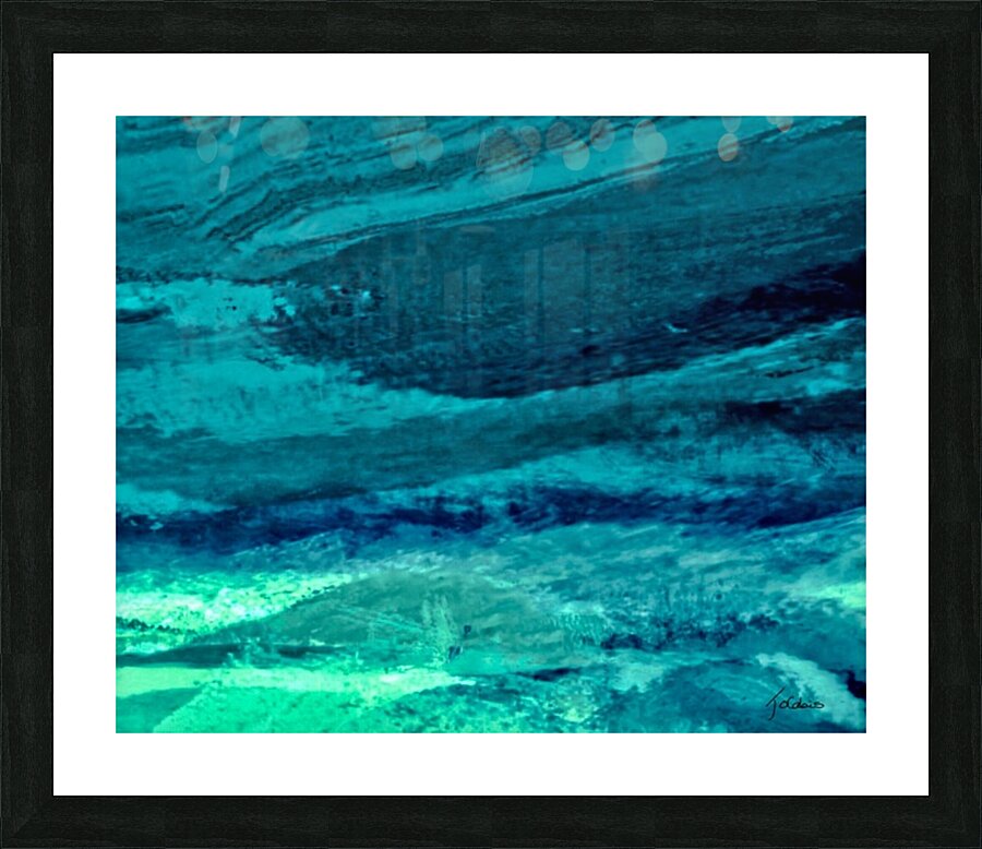 Piste de ski Picture Frame print