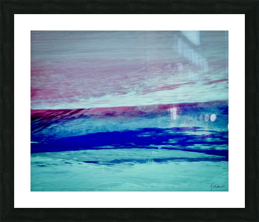 Paysage marin Picture Frame print