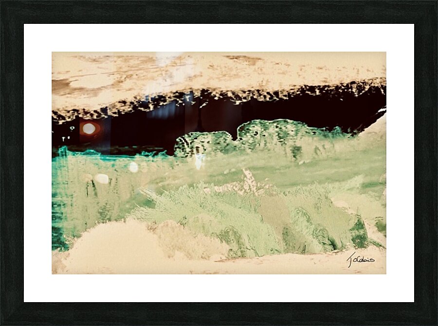 Chateau de glace  Picture Frame print