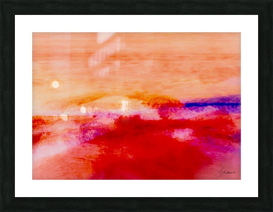 Les algues rouges  Picture Frame print