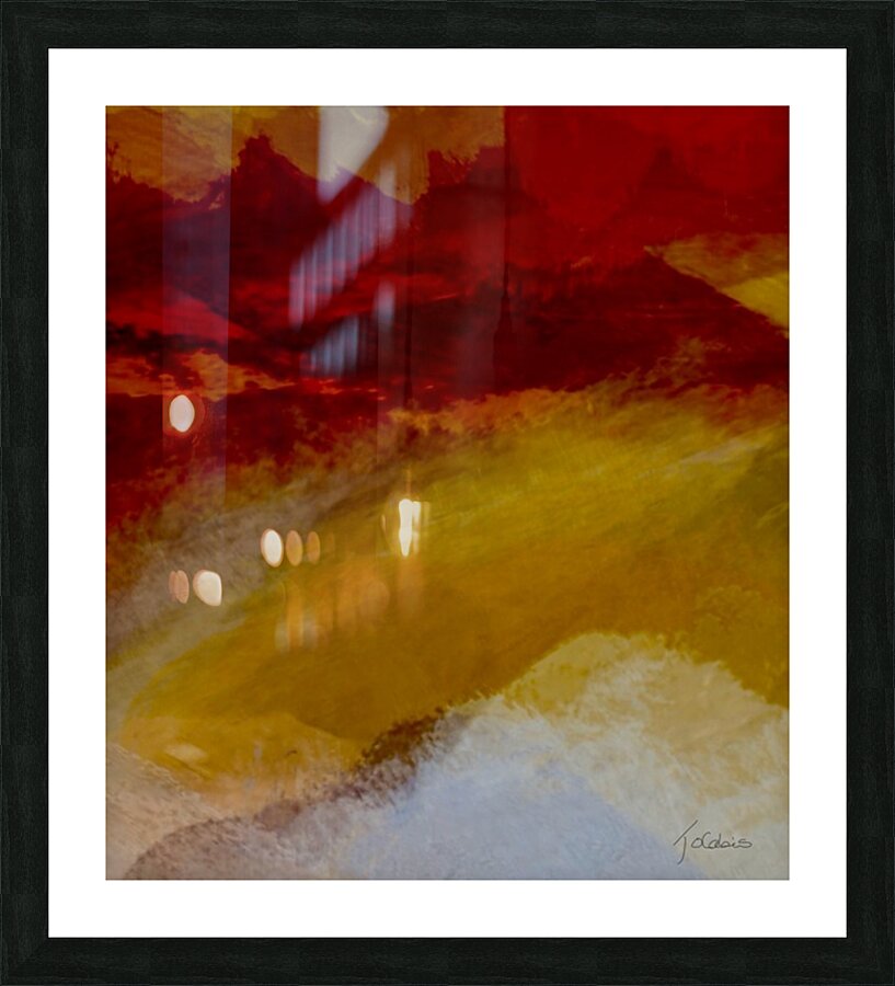 La vague  Picture Frame print