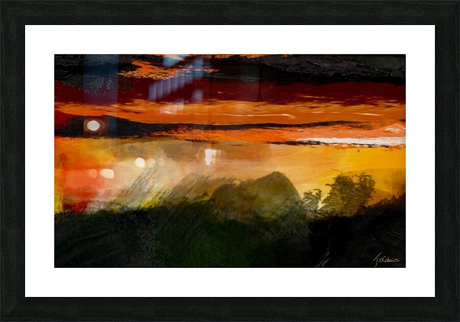 Au petit matin Picture Frame print