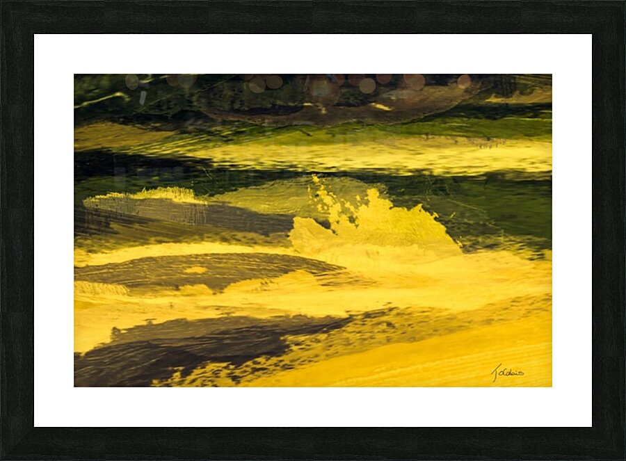 Mer jaune  Picture Frame print