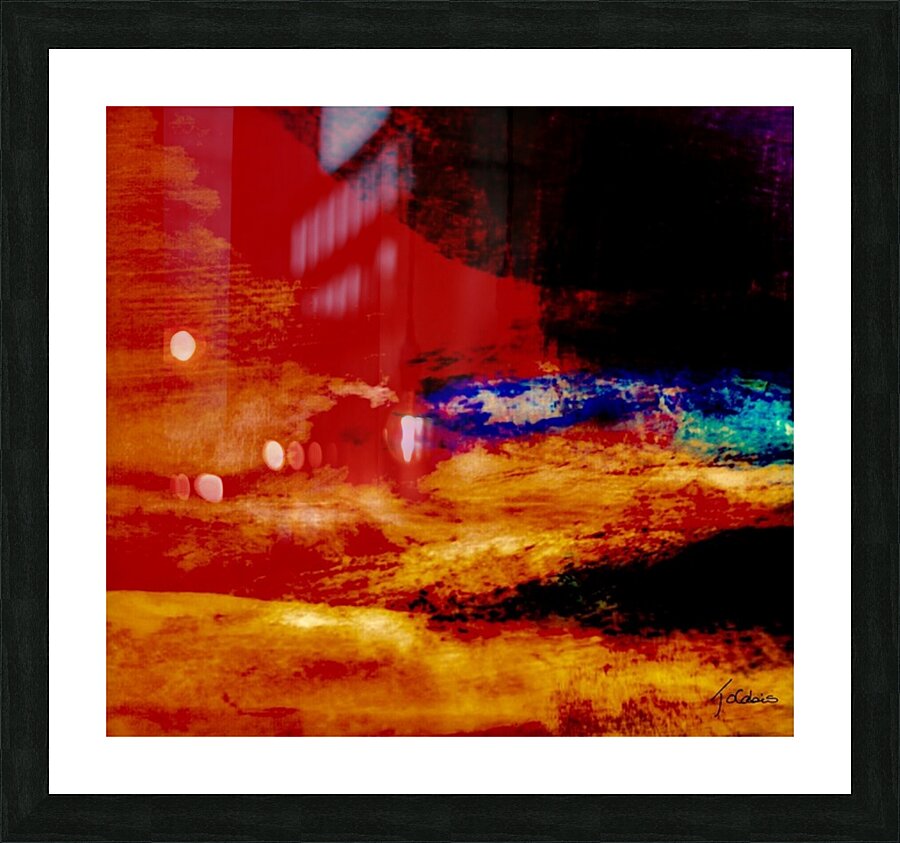 Trouble  Picture Frame print