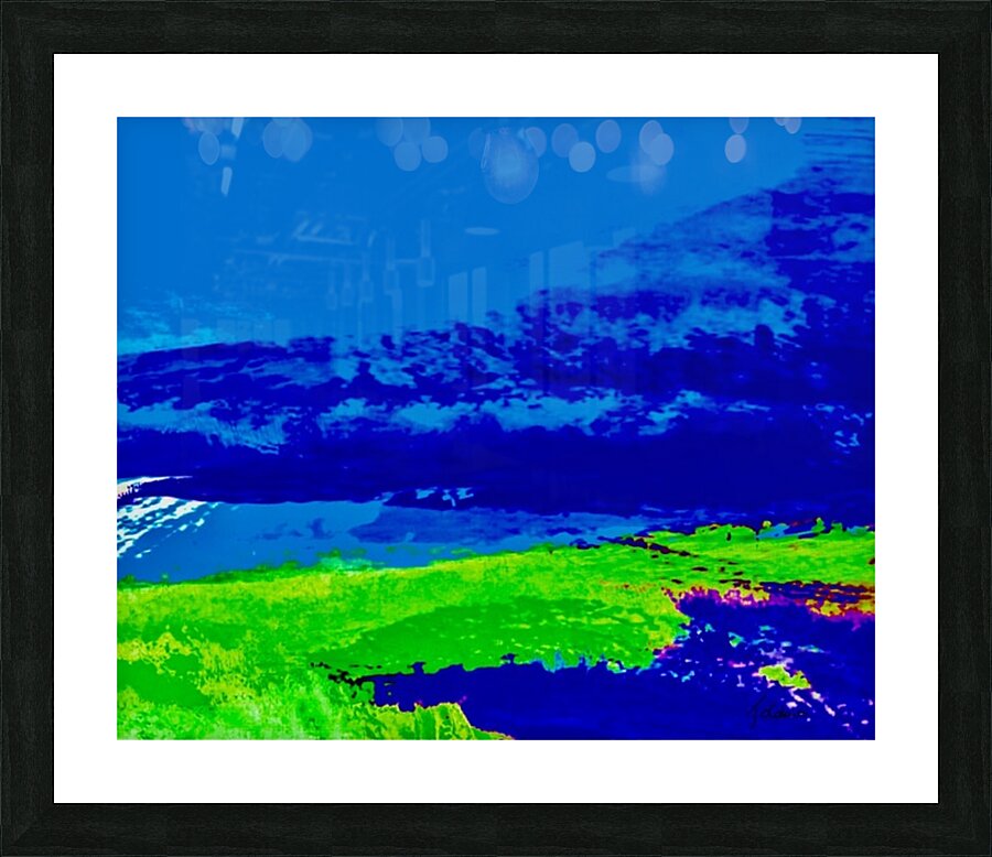 Volcan  Picture Frame print