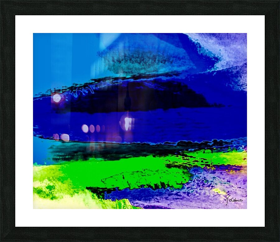 Eruption volcanique  Picture Frame print
