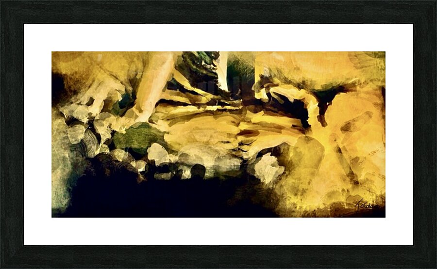 La scene  Picture Frame print