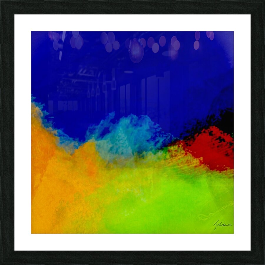 Couleurs vives Picture Frame print