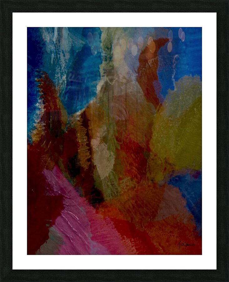 Abstraction verticale  Picture Frame print