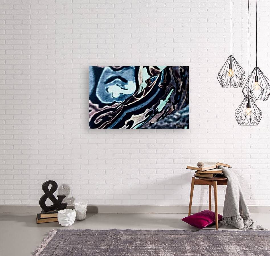 Arabesque bleu  Reproduction