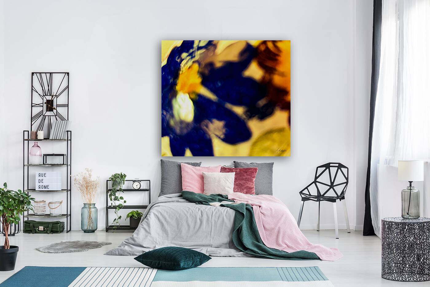 Fleur bleue  Reproduction