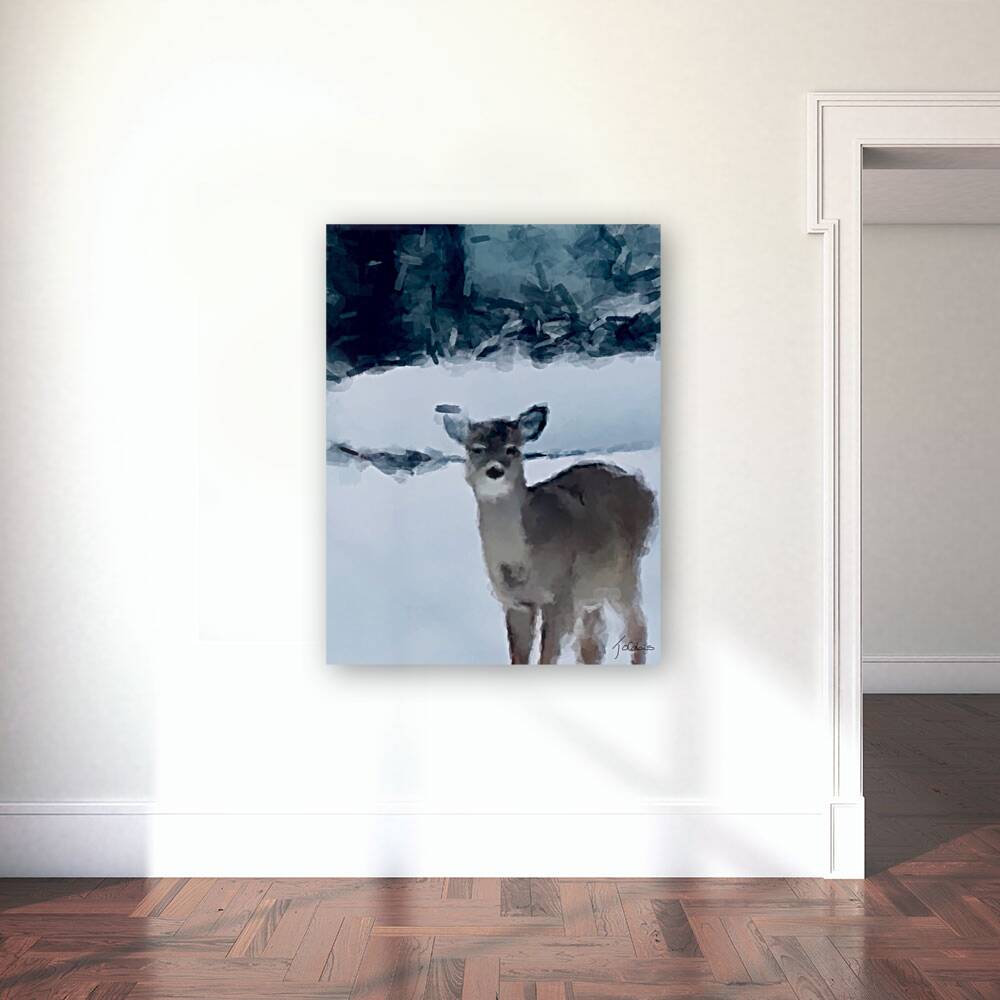Cerf surpris  Reproduction