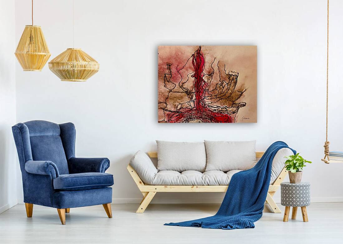 La flamme  Reproduction