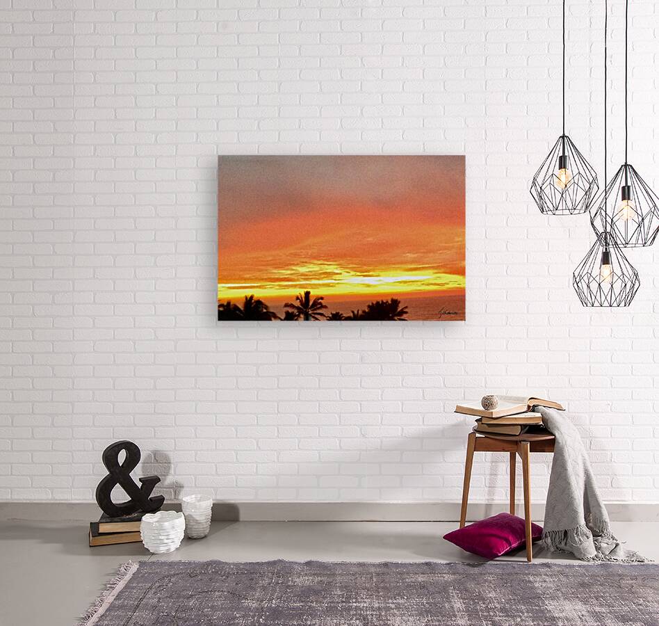Coucher de soleil  Reproduction