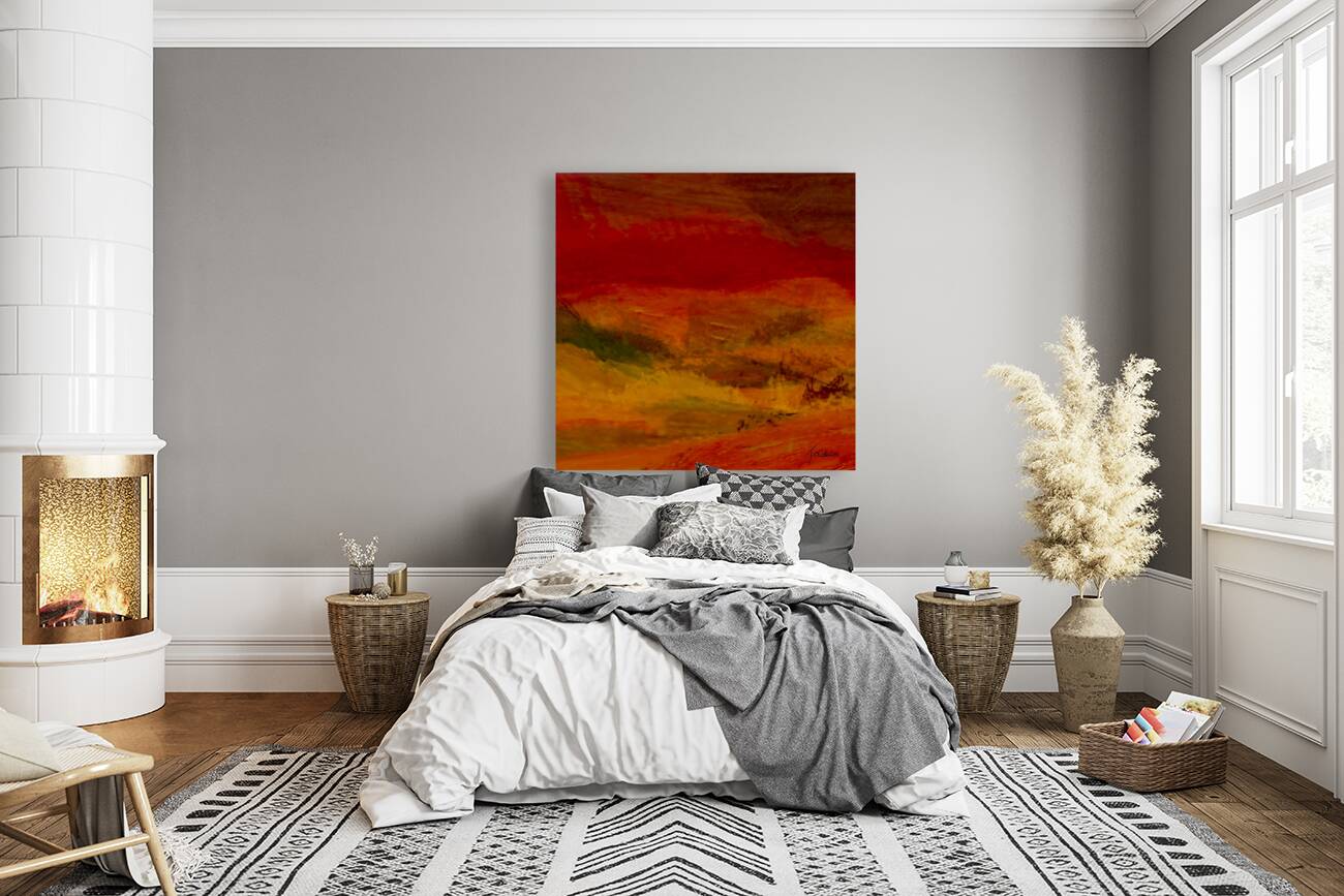 Ciel rouge  Reproduction