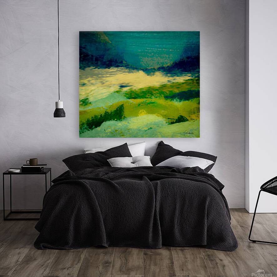 Vert et bleu  Reproduction