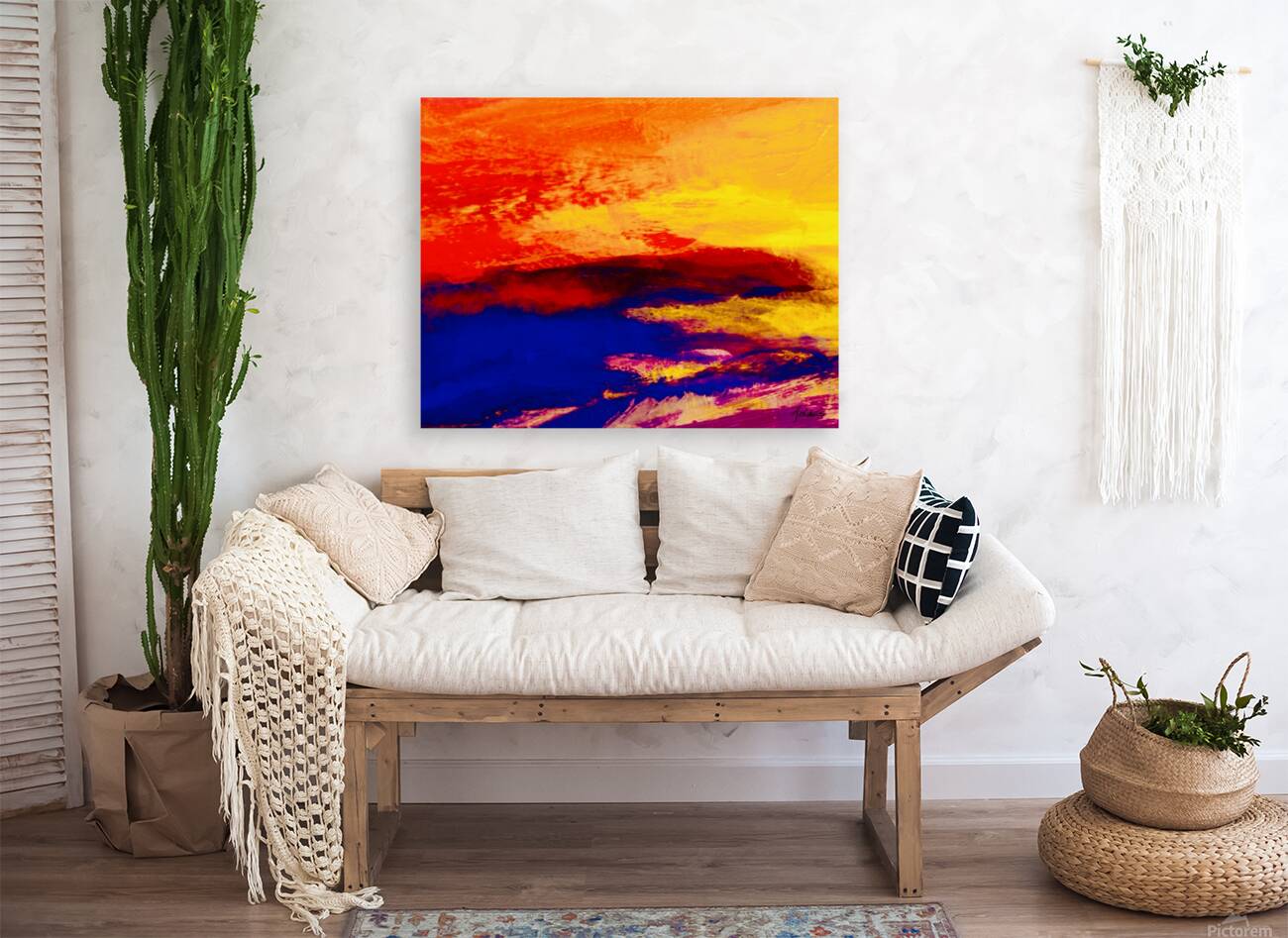 Coucher de soleil  Reproduction