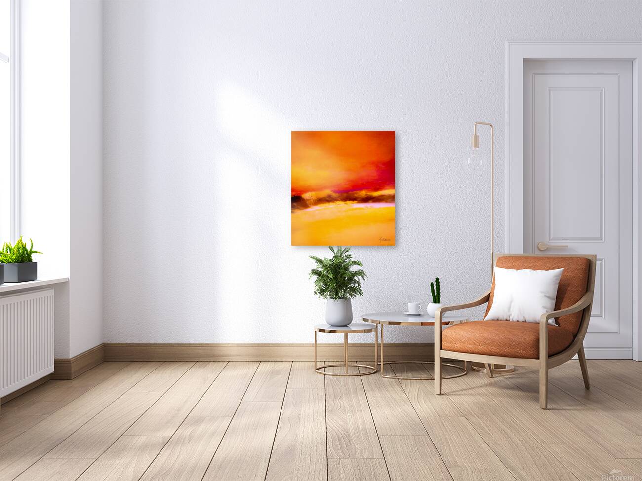 Coucher de soleil  Reproduction