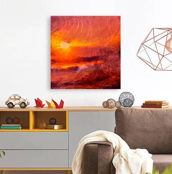Coucher de soleil  Reproduction