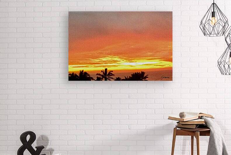 Coucher de soleil  Reproduction