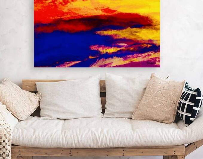 Coucher de soleil  Reproduction