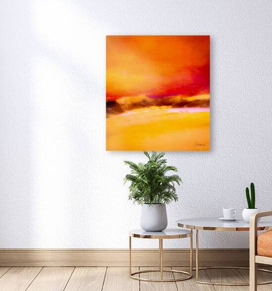 Coucher de soleil  Reproduction