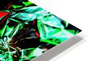 Metallique vert HD Metal print