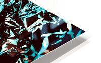 Metallique bleu HD Metal print